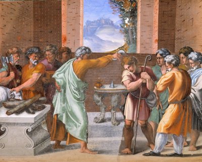 Decorazione della Loggia (affresco) da Raffaello Sanzio Raphael